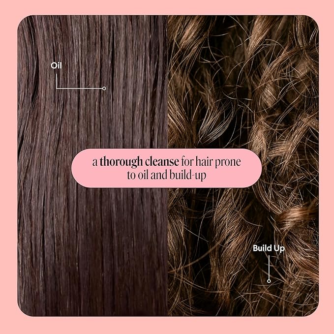 MONDAY HAIRCARE Clarify Shampoo and Conditioner Set 12 oz for Oily Hair Made with Grapefruit Extract, Coconut Oil, Shea Butter, Vitamin E and Pro-Vitamin B5