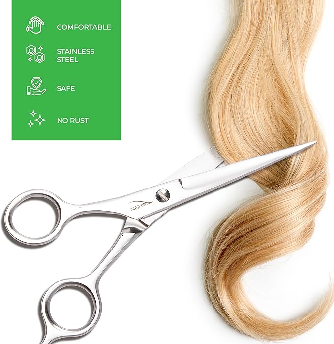 NGHIA Cutting Hair Scissors - KT-703 (Stainless Steel)