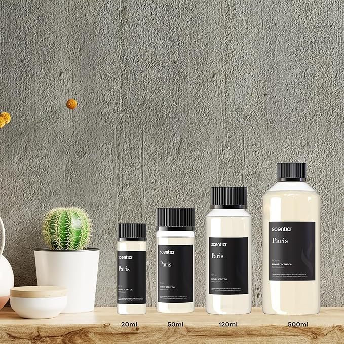 Scentia Hotel Diffuser Oil Inspired by The Hotel Costes Paris Scent - 50 mL 1.69 fl oz - Fragrance Oil Blend Rose, Clove & Sandalwood for Aromatherapy Diffuser & Humidifiers -Paris, Thanksgiving Gift