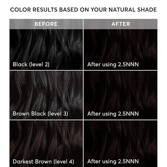 Madison Reed Radiant Hair Color Kit | 2.5NNN Soft Black (Parma Black) 100% Maximum Gray Hair Coverage | Salon-Quality Permanent Hair Dye for Resistant Grays | PPD-Free & Ammonia-Free |2 Pack