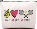 Tennis Gifts Tennis Makeup Bag Pouch, Inspirational Tennis Gifts for Women, Gifts for Tennis Lovers Players Birthday Gift for Coach