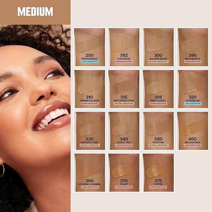 Revlon Liquid Foundation, ColorStay Face Makeup for Combination & Oily Skin, SPF 15, Medium-Full Coverage with Matte Finish, 320 True Beige, 1 Fl Oz