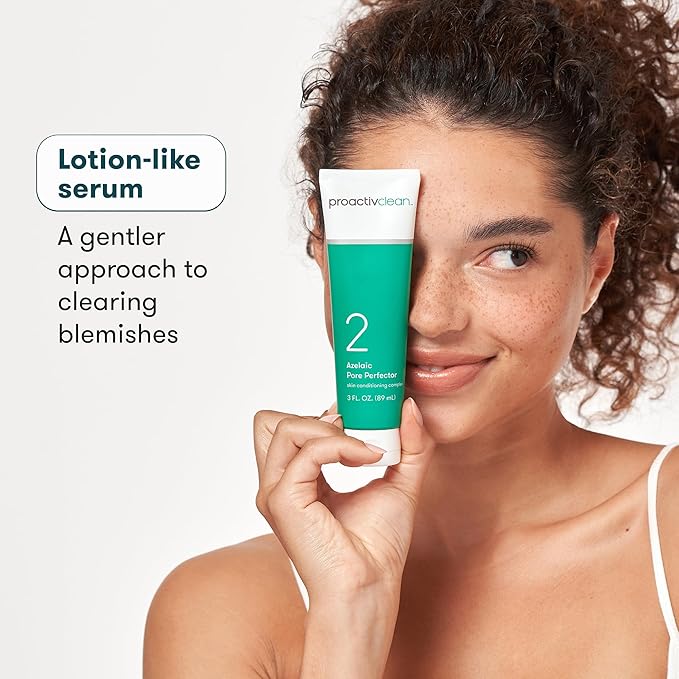 Proactiv Clean Azelaic Pore Perfector- Brightening Serum for face with Squlane and Hyaluronic Acid- Azelaic Acid Cream Serum for Sensitive Acne Prone Skin- 3oz