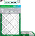 Filterbuy 18x30x1 Air Filter MERV 8 Essential Dust & Allergy Defense, by Filterbuy