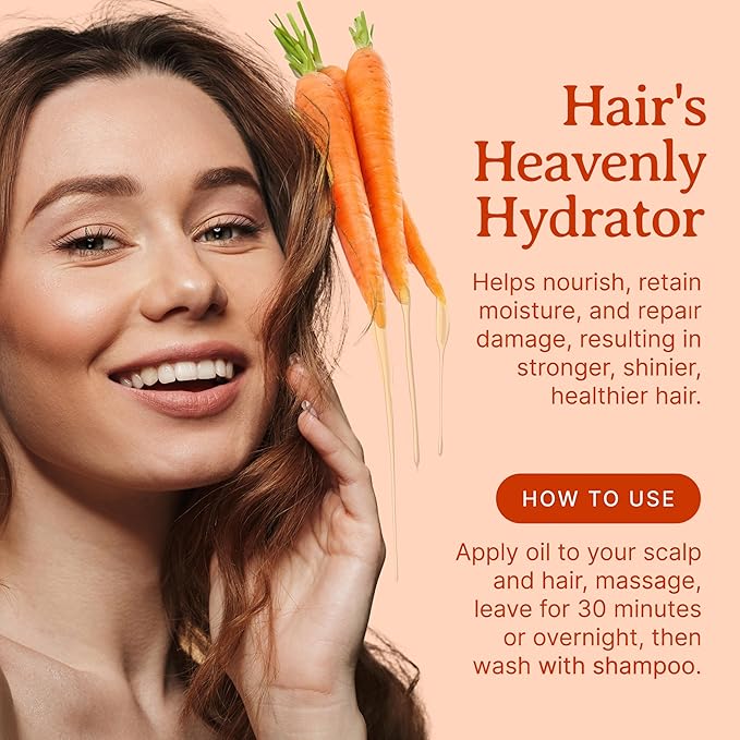 Bella Terra Oils - Organic Carrot Seed Oil 16 oz - Pure Organic Carrot Essence, Offering the Best of Vitamin C & Omega Fatty Acids, The Beacon of Natural Skin Care