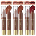 Noerrors 3Pcs Dusty Antique Rose Lip Liner and Lipstick Set Kit for Women Nude Brown Mauve Matte Fall Lipstick Shades Set Lip Stain Long Lasting Lipstick 24 hour Waterproof and Lip Liners Pencil Set