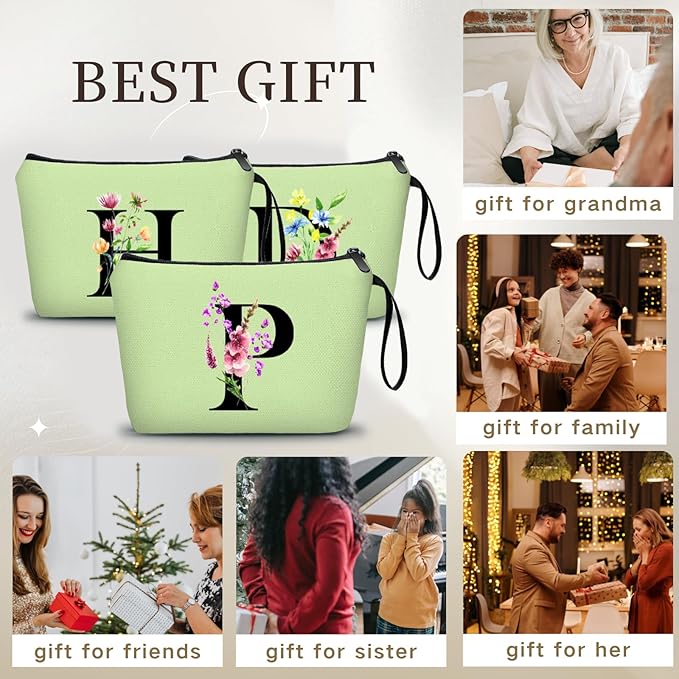 Birthday Inspirational Bridesmaid Proposal Team Small Gifts for Women Mom Aunt Teacher Sister Coworkers Makeup Cosmetic Bag Travel with Mirror Mothers Day Christmas Graduation P
