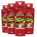 Old Spice Cleansing Body Wash for Men, 3X Defense, 24/7 Shower Fresh with Lasting Scent, 2-in-1 Body & Face Wash, MambaKing with Rich Plum Scent, 24 oz (Pack of 4)