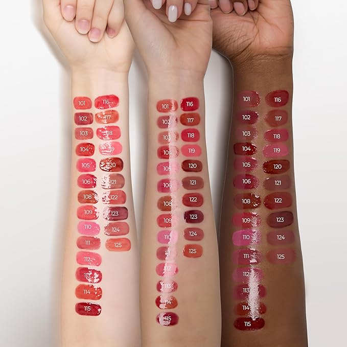 Laka Fruity Glam Tint, Glowing Lip Stain with Wide Color Spectrum, Hydrating & Lightweight Texture, Long-Lasting Bold Stain, Non-Sticky, Vegan, K-Beauty (#122 Rosy Rose, 4.5g/0.15oz)