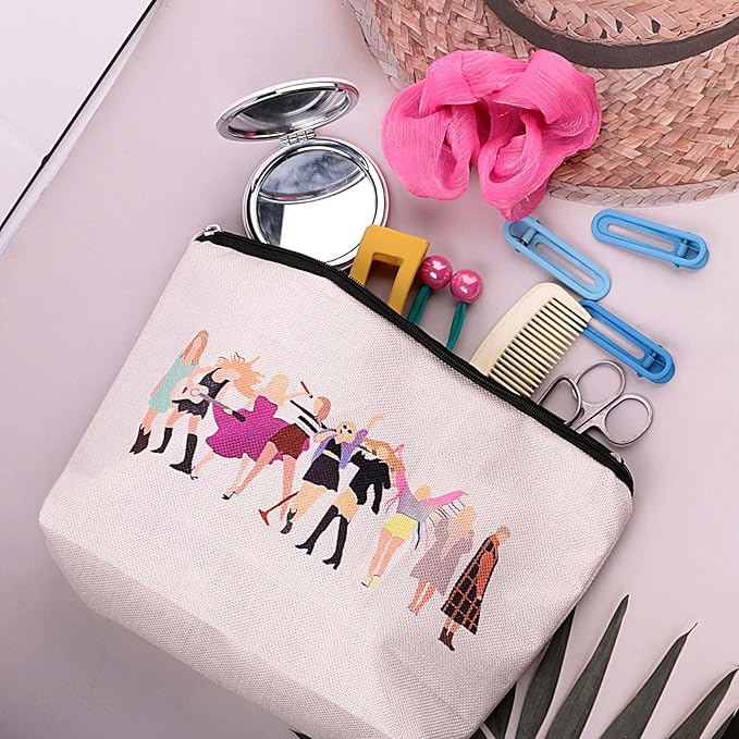 I'm Not Dramatic I'm Theatrical Makeup Bag Broadway Musical Gift Theatre Bag Pencil Case Fun Theatrical Design Makeup Bag (ERAS)