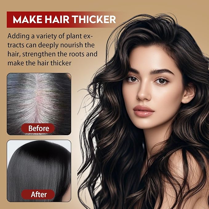 2pcs Saffron Hair Spray, Saffron Hairs Blackening Spray, Saffron Essence Spray, Leaving Hairs Shiny Smooth