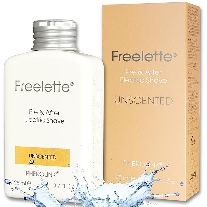 Pre Electric Shave After Shave Lotion Cream - Best For Close Shave - Smooth Irritation Free Shaving - Shooting and Mousturising Balm Freelette. Pherolink. 3.76 Ounce. UNSCENTED