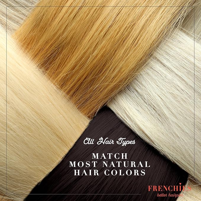 Frenchies French Twist Hair Pin, Ultra Flocked Extra Soft French Hair Pins for Women, Wedding, Updo Extensions, or Wig, 20 Count, Black