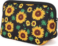 Cosmetic Bag Waterproof Neoprene Zipper Pouch Travel Portable Toiletry Makeup Bags Organizer Case for Women and Girls