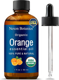 Organic Orange Essential Oil 30 ml - Pure, Natural Oils for Aromatherapy, Diffusers, DIY, Candle and Soap Making Scent - Nexon Botanics