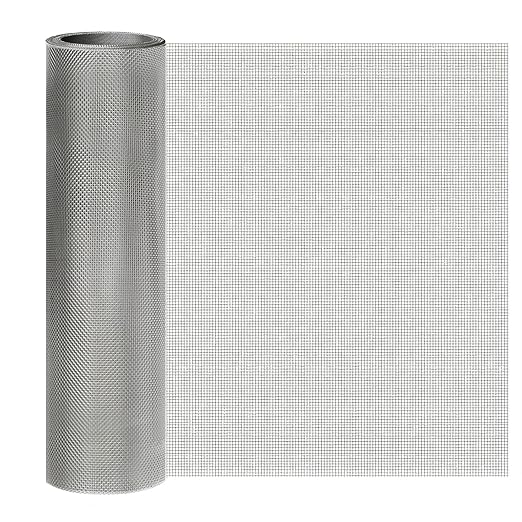 Stainless Steel Mesh Screen 20Mesh 304, 15.7" x 147" Metal Mesh Screen by welcometoyagjia