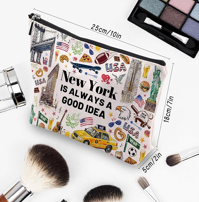New York Travel Souvenirs, NYC Themed Gifts for Women, I Love NYC Trip Favors