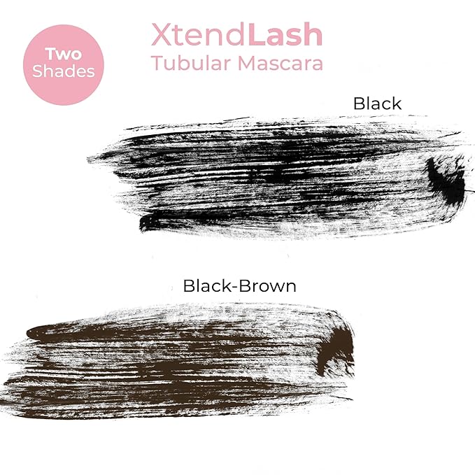 MCoBeauty - Xtendlash Tubing Mascara - Award Winning Black-Brown Mascara for Lifted, Defined Lashes - Richly Pigmented - Smudge Proof, Buildable Formula - Eye Makeup