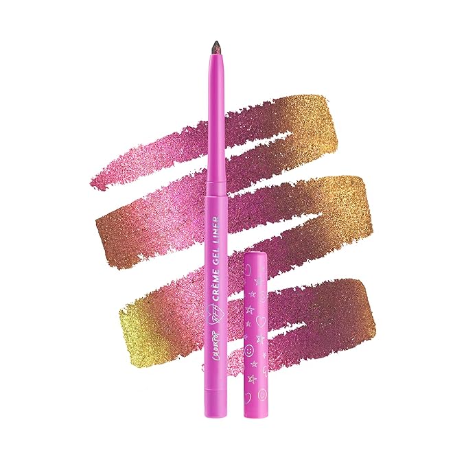 ColourPop Crème Gel Waterproof Chrome Eyeliner - 18HR Wear, Ultra-Pigmented Eyeliner Pencil with Matte & Metallic Finishes - Smudge-Proof, Vegan & Cruelty-Free - Pixie (0.01 oz)