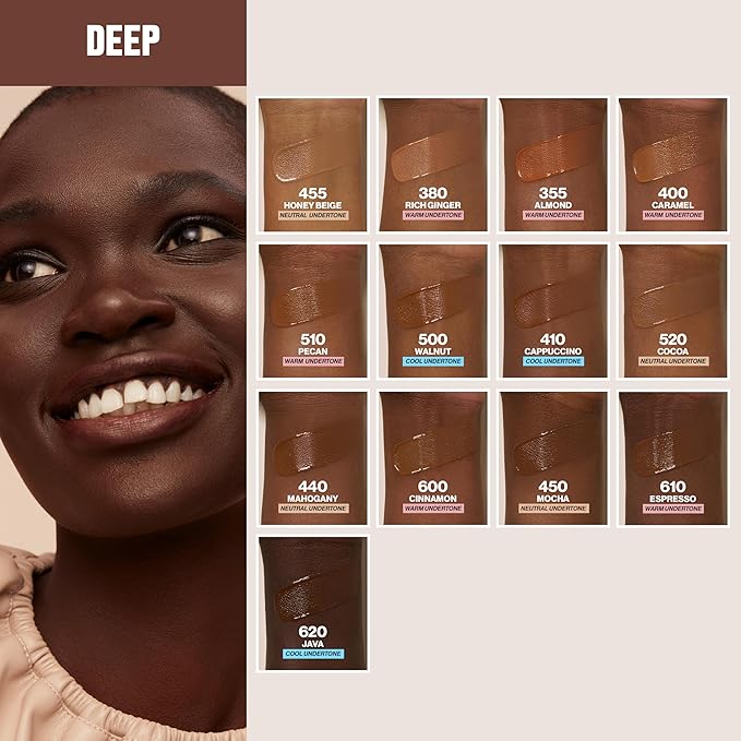 Revlon Liquid Foundation, ColorStay Face Makeup for Combination & Oily Skin, SPF 15, Medium-Full Coverage with Matte Finish, 520 Cocoa, 1 Fl Oz