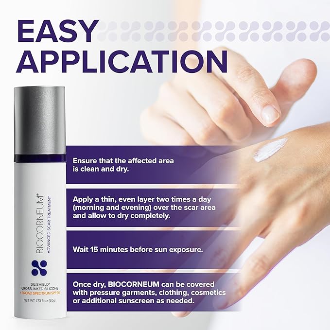 Advanced Scar Treatment with Silishield® & SPF 30 20g - Surgeon-Approved Silicone Scar Gel for Surgical Scars Ideal for Adults & Kids – New & Keloid Scar Treatment & Scar Removal Cream for Old Scars