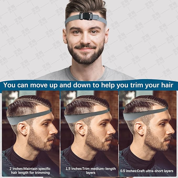 5PC， fading trimming comb, fading comb, self hair cutting tool, men's self hair cutting kit, very suitable for professionals and families to use.