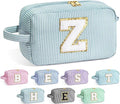 YOOLIFE Birthday Gifts for Mom, Mom Gifts from Daughter, Mother In Law Gifts, Mama Gift Idea, Personalized Gifts for Women, Initial Makeup Bag for Women, Green Z