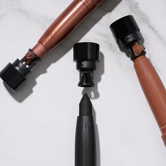 LAURA GELLER NEW YORK Kajal Longwear Kohl Eyeliner Pencil with Caffeine, Smooth & Blendable Makeup, Deep Black