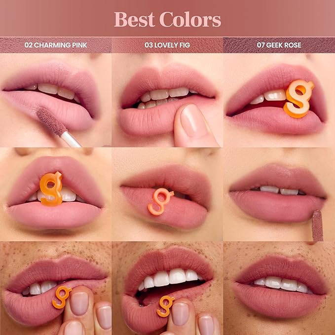 COLORGRAM NUDE BLUR TINT 12 BLOODY PLUM | Soft Velvet Matte Liquid Lipstick & Cheek Tint | Lightweight Blurring Tint for a Smooth & Airbrushed Finish | Long-Lasting & Non-Sticky Formula