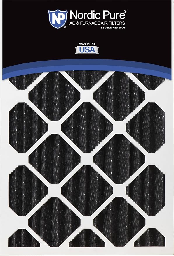 Nordic Pure 20x20x4 Pure Carbon Pleated Odor Reduction Merv 8 Furnace Filters 2 - Image 5