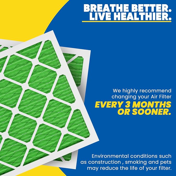Maycold MERV 13 20x25x1 Air Filter, High-Efficiency Pleated AC & Furnace Filters - Image 6