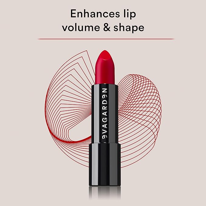 EVAGARDEN Classy Lipstick - Formulated with Natural Oils - Envelopes Your Skin with Satin Effect - Light, Pigmented Blend Gives Full Coverage and Chic Finish Instantly - 611 Tango Red - 0.1 oz