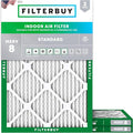 Filterbuy 16.5x21x1 Air Filter MERV 8 Essential Dust & Allergy Defense by Filterbuy