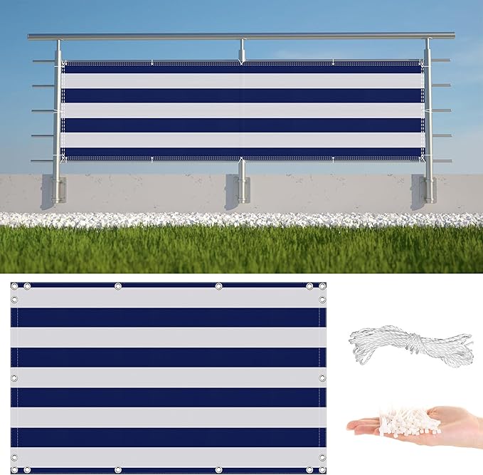 Privacy Screen Protector 3' x 19.7' Privacy Protection Weatherproof Privacy by AYLFBFU