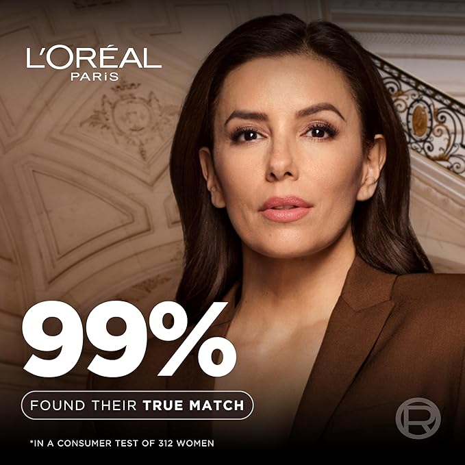 L'Oreal Paris True Match Super-Blendable Foundation, Medium Coverage Liquid Foundation Makeup, C9.5, Deep, 1 Fl Oz