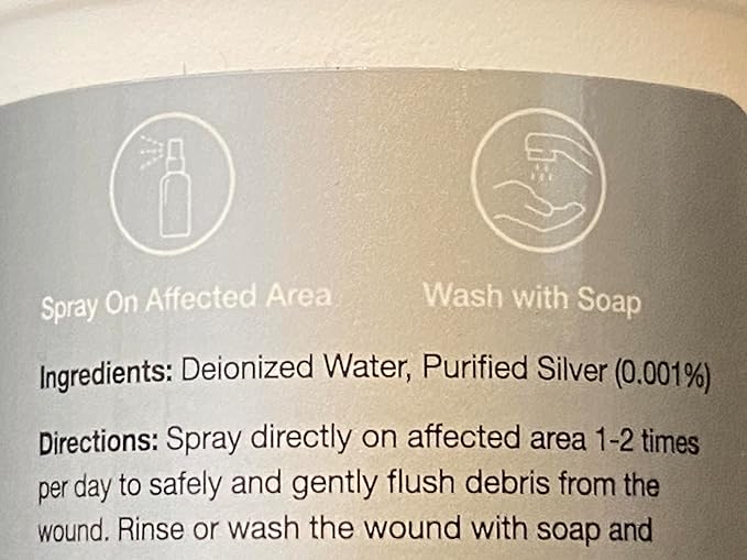 SilvrSTAT Nano Silver Wound Wash Sprayer | Debride & Fine Mist Spray | 4 fl oz