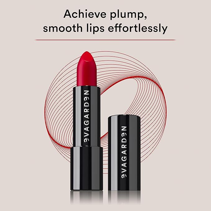 EVAGARDEN Classy Lipstick - Formulated with Natural Oils - Envelopes Your Skin with Satin Effect - Light, Pigmented Blend Gives Full Coverage and Chic Finish Instantly - 611 Tango Red - 0.1 oz