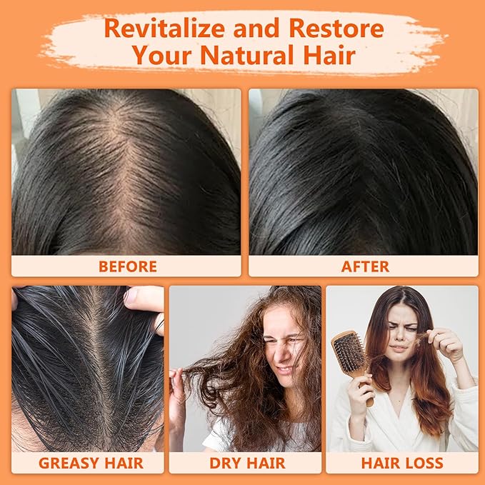 Natural Batana Hair Revival Formul, 4-in-1 Liquid Batana Oil, Batana Oil for Hair, Rosemary Oil for Hair, for Men and Women, Prevents Dry Hair & Hair Loss for All Hair Types (1PCS)