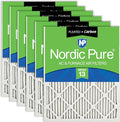 Nordic Pure 14x20x1 Pleated Air Filters MERV 13 Plus Carbon 6 Pack by NordicPure