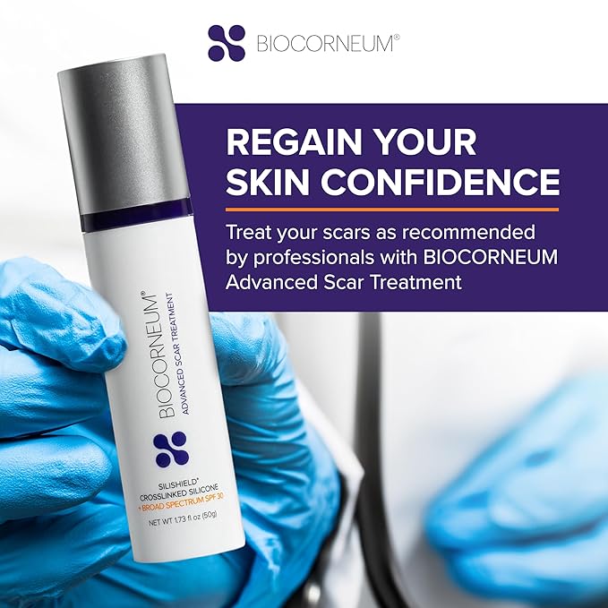 Advanced Scar Treatment with Silishield® & SPF 30 20g - Surgeon-Approved Silicone Scar Gel for Surgical Scars Ideal for Adults & Kids – New & Keloid Scar Treatment & Scar Removal Cream for Old Scars