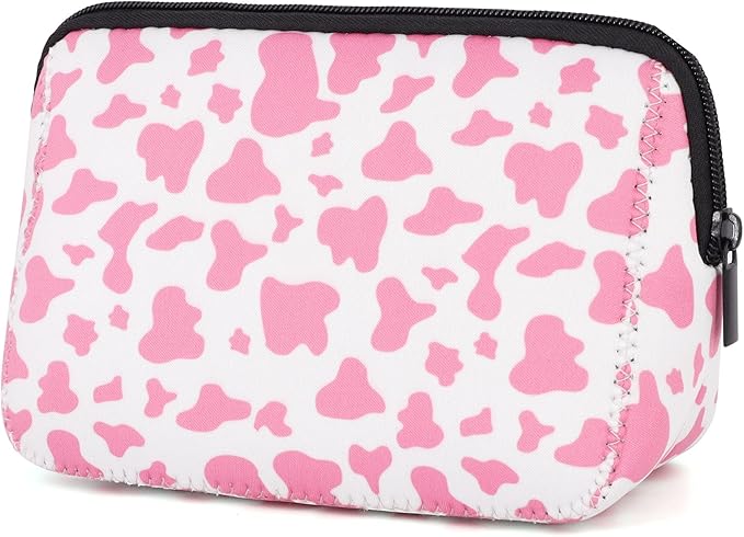 Cosmetic Bag Waterproof Neoprene Zipper Pouch Travel Portable Toiletry Makeup Bags Organizer Case for Women and Girls