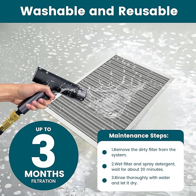14x24x1 Air Filter-MERV 8, Washable & Reusable Electrostatic Air Filter - Image 6