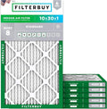 Filterbuy 10x30x1 Air Filter MERV 8 Essential Dust & Allergy Defense, by Filterbuy
