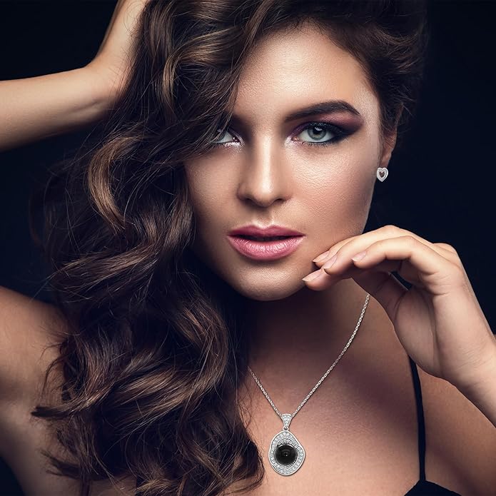 TRYNDI Real Tahitian Black Pearl Necklace Gifts for Women - Larger 11-12mm Luxury Pearl, Gifts For Wife Christmas - Valentines Soulmate Necklace For Women