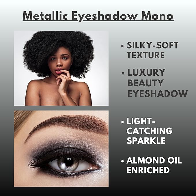 GA-DE Velveteen Metallic Eyeshadow Mono, 198 - Pearl Infused, Shimmer Eye Makeup - Silky-Soft, Densely Pigmented, Seamless Blend - 0.105 oz