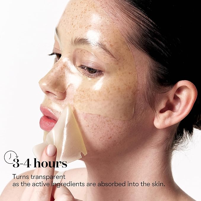 VT COSMETICS Vita-Light Reedle Shot 100 2-Step Hydrogel Mask(34.5gx4ea), Intensive Glowing, Exosome Glutathione Face Mask, Overnight Melting Mask, Korean Facial Mask