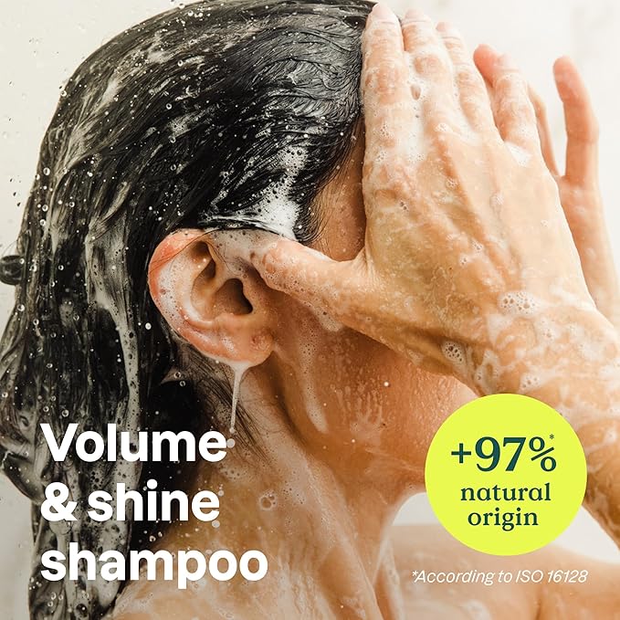 ATTITUDE Volume and Shine Hair Shampoo, EWG Verified, For Thin Hair, Naturally Derived Ingredients, Vegan and Plant Based, Soy Protein And Cranberries, 16 Fl Oz
