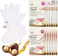 Epielle Hydrating Hand & Foot Masks for Dry, Overworked Skin, Self Care Gifts for Women, Spa Kit, Stocking Stuffers, Thanksgiving Essentials, 6 Moisturizing Gloves & 6 Moisturizing Socks