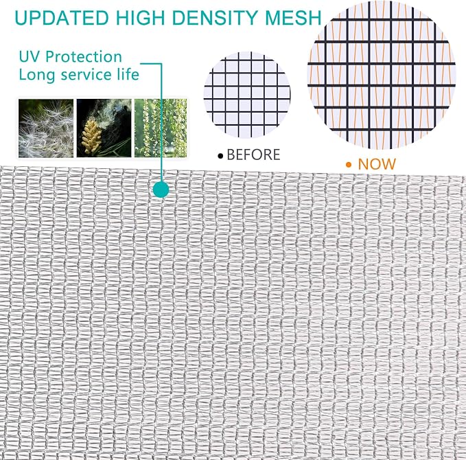 High Density dustproof and Pollen Proof net Window Screen mesh roll Used to - Image 5