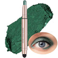 Green Eyeshadow Stick Makeup, Highlighter Cream Eye Shadow Pencil, Waterproof Hypoallergenic Long Lasting Matte Crayon, Glitter Primer Palette Shimmer Eyeliner Pen